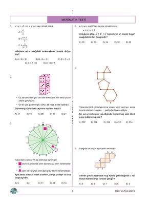 TYT MATEMATİK DENEMELERİ 20 Lİ (2)