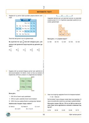 TYT MATEMATİK DENEMELERİ 20 Lİ (4)